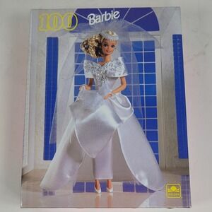 Vintage Barbie 100 Piece Puzzle Golden Bridal Wedding Gown Doll 4096A-3 RARE